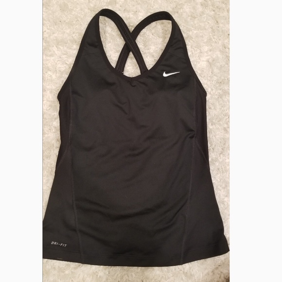 Nike Tops - NIKE Workout Gym Black Tank Top